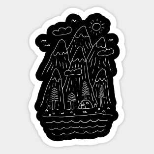 Quietness (for Dark) Sticker